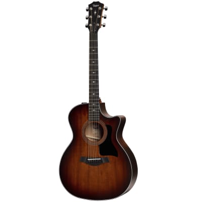 Taylor 324CE V-Class Mahogany Top Grand Auditorium Acoustic Electric Guitar image 2