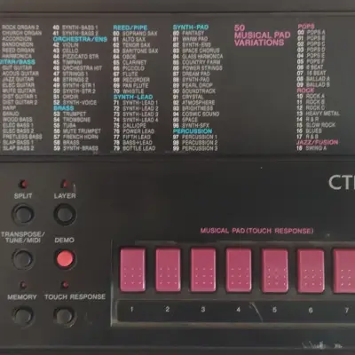 CASIO CTK-630 動作確認済み Casio CTK 630 keyboard - all presets 00-99 no talking - YouTube