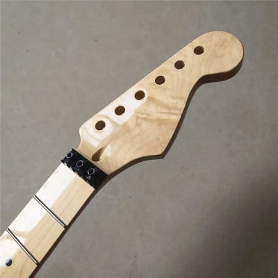 Gloss Finish Maple Wood Stratocaster Strat Stule Guitar Neck for sale