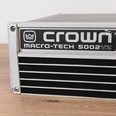 Crown Macro-Tech 5002VZ 2-Channel Power Amplifier CG01FN5 | Reverb UK