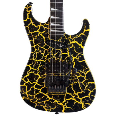 Charvel by Jackson DK-85 Japan 80s - Custom Yellow Crackle | Reverb