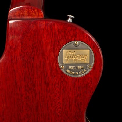 Gibson Les Paul Custom Shop '59 Bullion Toggle Switch Cover Back Plate Badge “EST 1894"~R7 R8 R9 R0 image 2