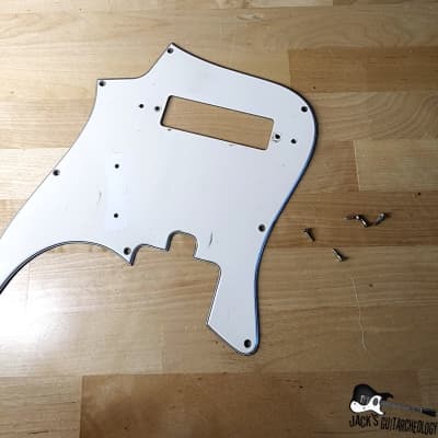 Teisco / Matsumoku Lawsuit J-Style Bass Pickguard (1970s Black) image 13