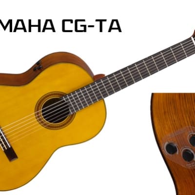 Yamaha CG-TA TransAcoustic Classical 2010s - Natural for sale