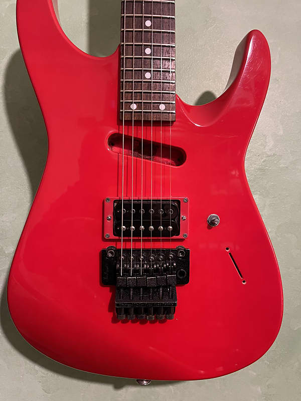 Charvette Super strat 1990’s Ferrari red (rare) 24 3/4 (les | Reverb