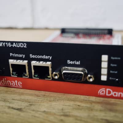 Dante MY16-AUD2 card for Yamaha LS9, M7CL MINT-used mixer