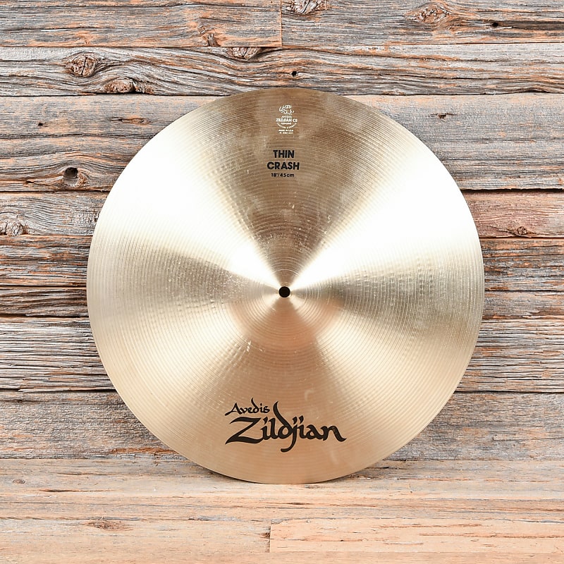 Zildjian 18" A Series Thin Crash Cymbal 1982 - 2012 image 4