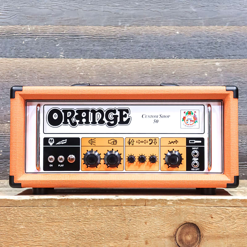 Orange CS50H Custom Shop 50 Handwired 50-Watt Single Channel Guitar  Amplifier Head