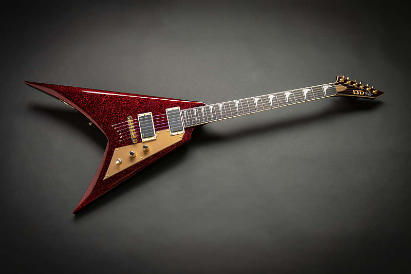 ESP LTD KH-V Red Sparkle (W23010732) | Reverb