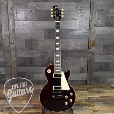 Gibson Les Paul Deluxe 70s - Wine Red with Hard Shell Case image 2