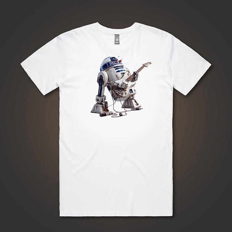 Rockin Droid Musician T Shirt Female White L Reverb