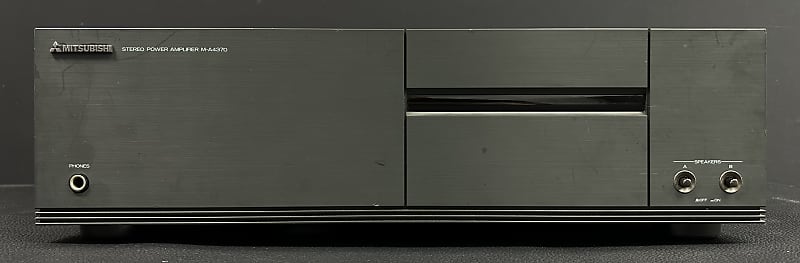 Mitsubishi M-A4370 Stereo Power Amplifier - Grey  			