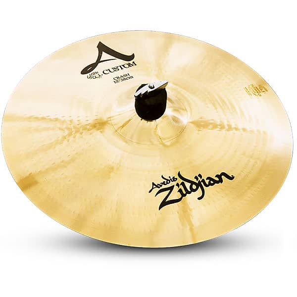 Zildjian A20531 15" A Custom Fast Crash Drumset Cymbal with Brilliant Finish image 1