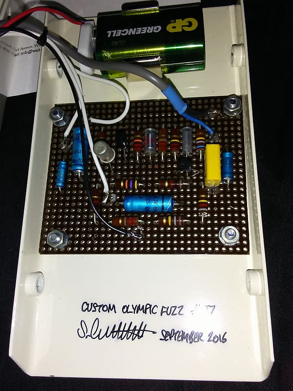 Castledine Olympic Custom Fuzz RARE Axis Mayer Jimi Hendrix