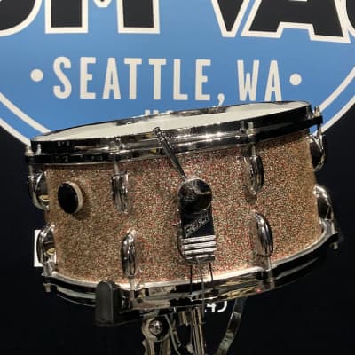 Gretsch 1950s Peacock Sparkle 14"x6.5"  Snare Drum. Stunning!! image 8