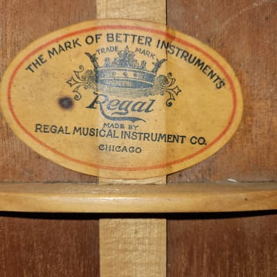 Regal Parlor Guitar Early 20th (video/ sound sample) image 13