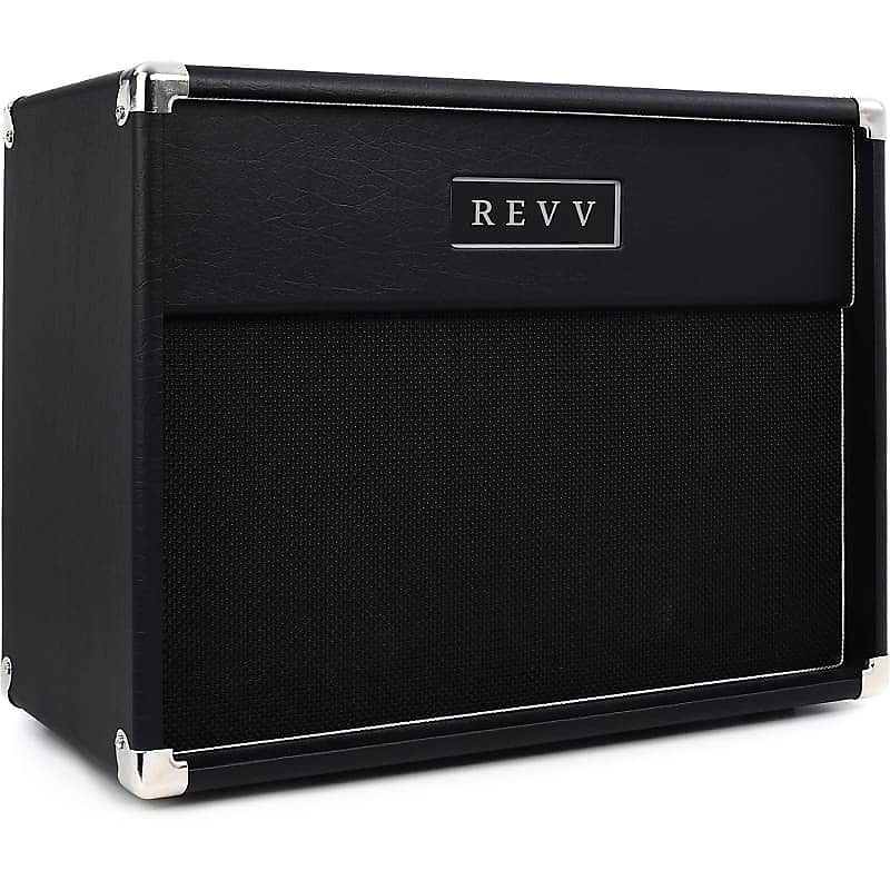 REVV RVC112 90-Watt 1x12" Guitar Speaker Cabinet Black image 1
