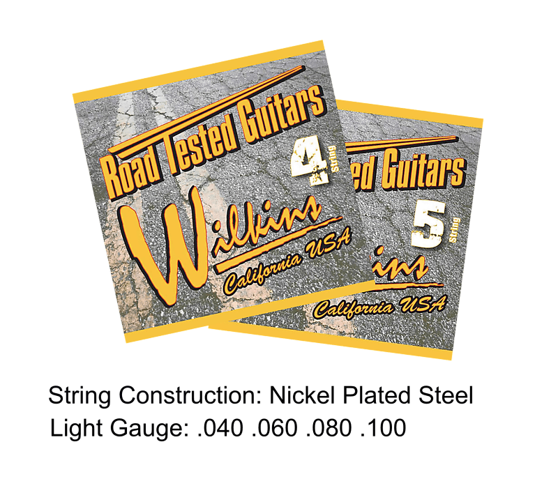 Wilkins RoadTested 4 string bass strings - Nickel Plated Steel | Light Gauge image 1