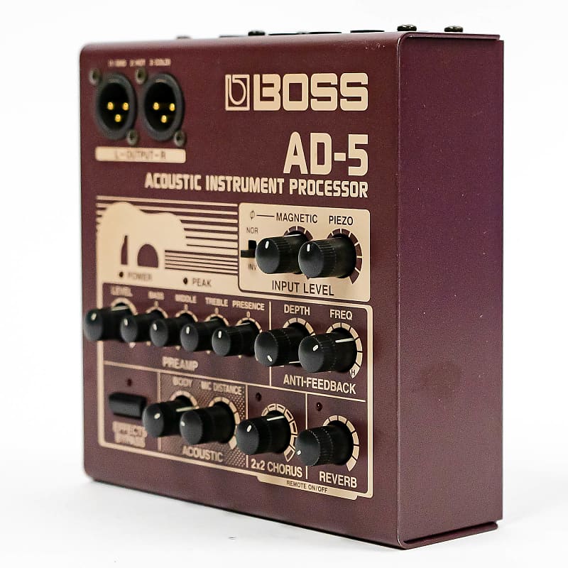 Boss AD-5 Acoustic Instrument Processor image 2
