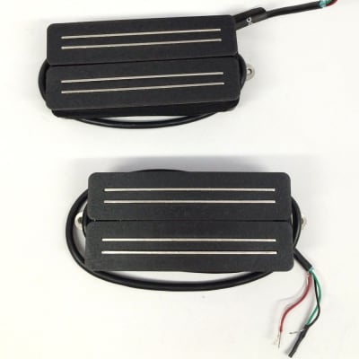 Bare Knuckle Black Hawk 7-String Guitar Pickup Set, Black Bobbins, Alnico V  | Reverb