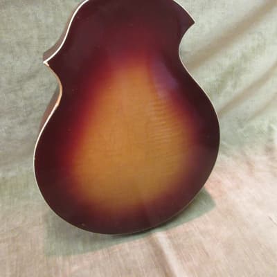 1950's Kay KM 70 8 String Mandolin Sunburst Great Shape Loud ! Pro Set Up Free US Shipping! image 3