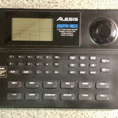Alesis SR-16 Drum Machine 1990’s Black