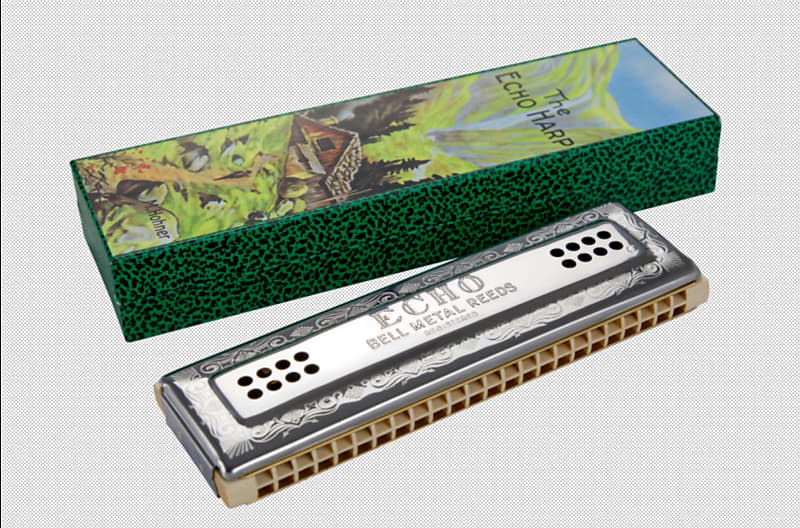 Hohner 56/96 Echo Harp Tremolo Harmonica - Key of C & G | Reverb