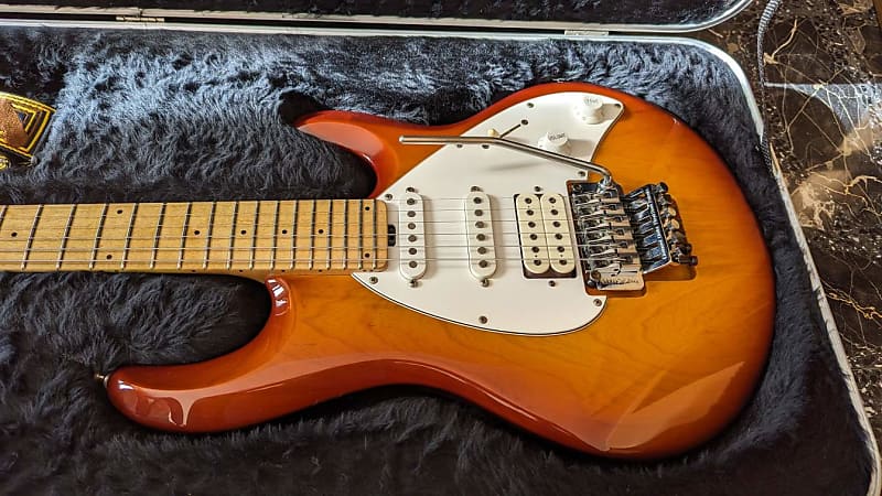 Ernie Ball Music Man Silhouette HSS 1997 Floyd rose tremolo | Reverb