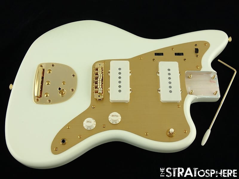 LOADED Fender Squier 40th Anniversary Jazzmaster Gold