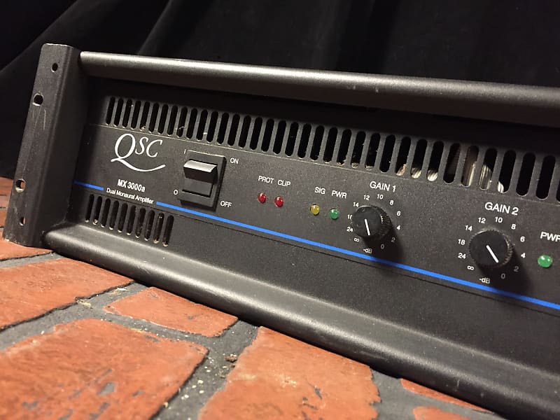 QSC MX3000A PA Power Amplifier | Reverb