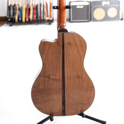 2011 Colin Keefe Rowan Pro Acoustic Guitar in Natural image 5