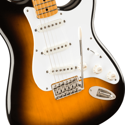 Squier Classic Vibe '50s Stratocaster with Maple Fingerboard 2-Color Sunburst image 3