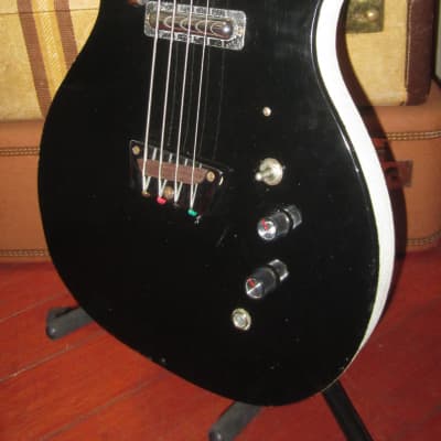 Dan Armstrong U-1 Bass Guitar 1960s - Black image 1