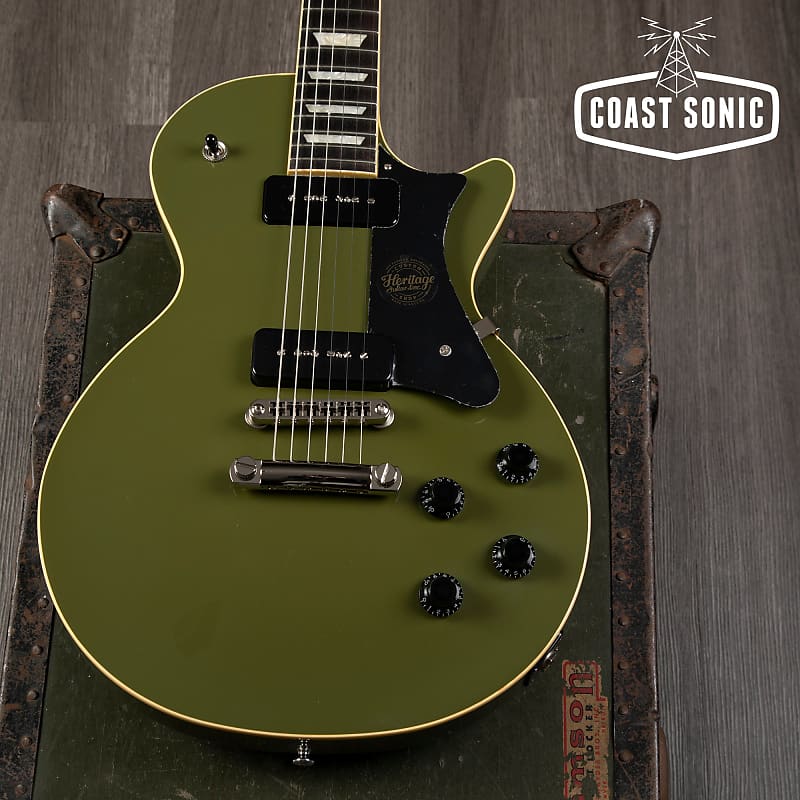 Heritage Guitars Custom Shop H-150 P90 Limited Edition Olive Drab | Reverb  Australia