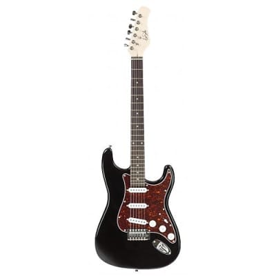 de salvo EGSTBK chitarra elettrica stratocaster nera for sale