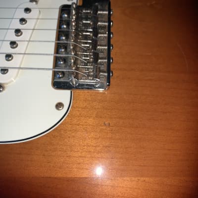2016 Fender Standard Stratocaster electric guitar made in Mexico  2016 Sunburst image 5