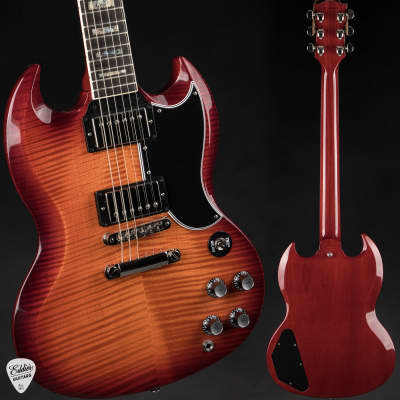 Gibson Custom Shop PSL SG Custom Figured Top Firemist image 1