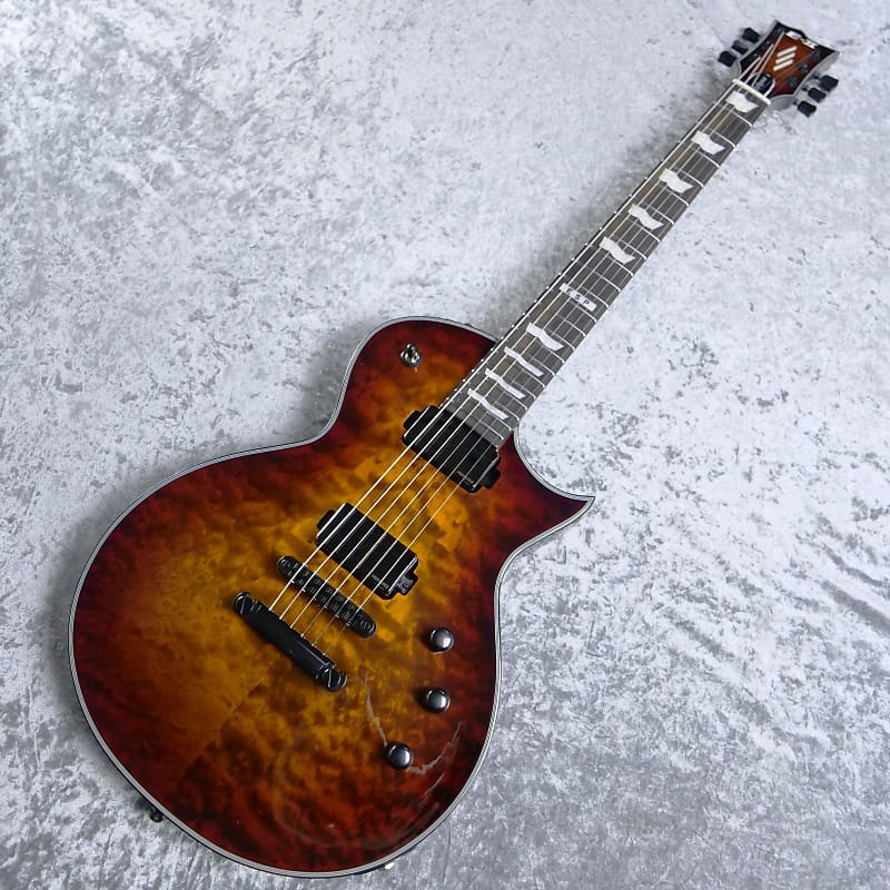 ESP E-II Eclipse EC QM FL Tyger Eye Sunburst [Made in Japan