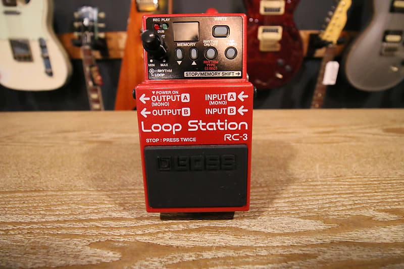 Boss RC-3 Loop Station - Red | Reverb