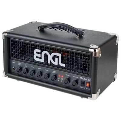 Engl Fireball 25 Type E633 2-Channel 25-Watt Guitar Amp Head 2019 - Present - Black + Travel Bag + Kartakou ZD4 Footswitch for sale