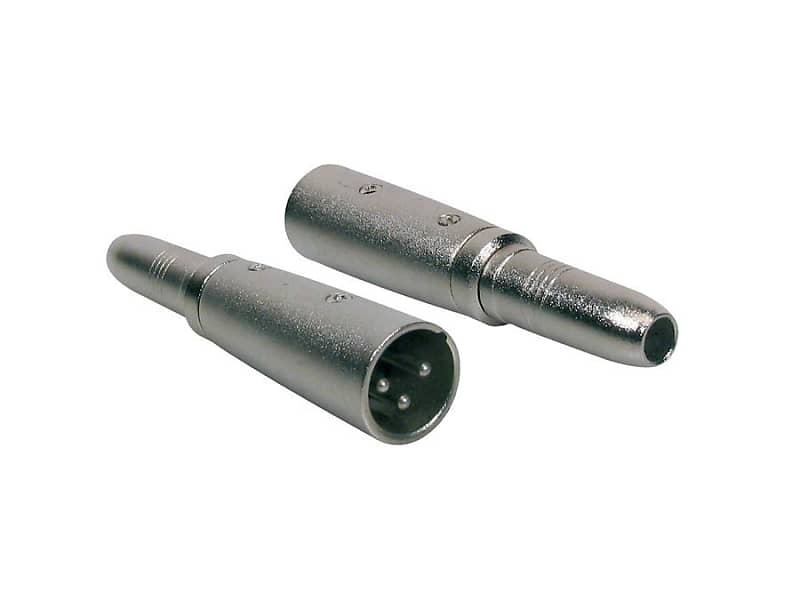 Adaptor, XLR male metal, 6,3mm jack female mono Reverb