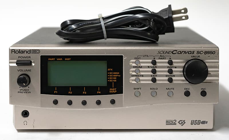 Roland SoundCanvas SC-8850 MIDIモジュール Roland SC-8850 SC8850 SOUND Canvas General MIDI sound