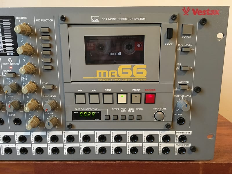 Vestax MR66 Professional 6 Track Cassette Recorder. Personal