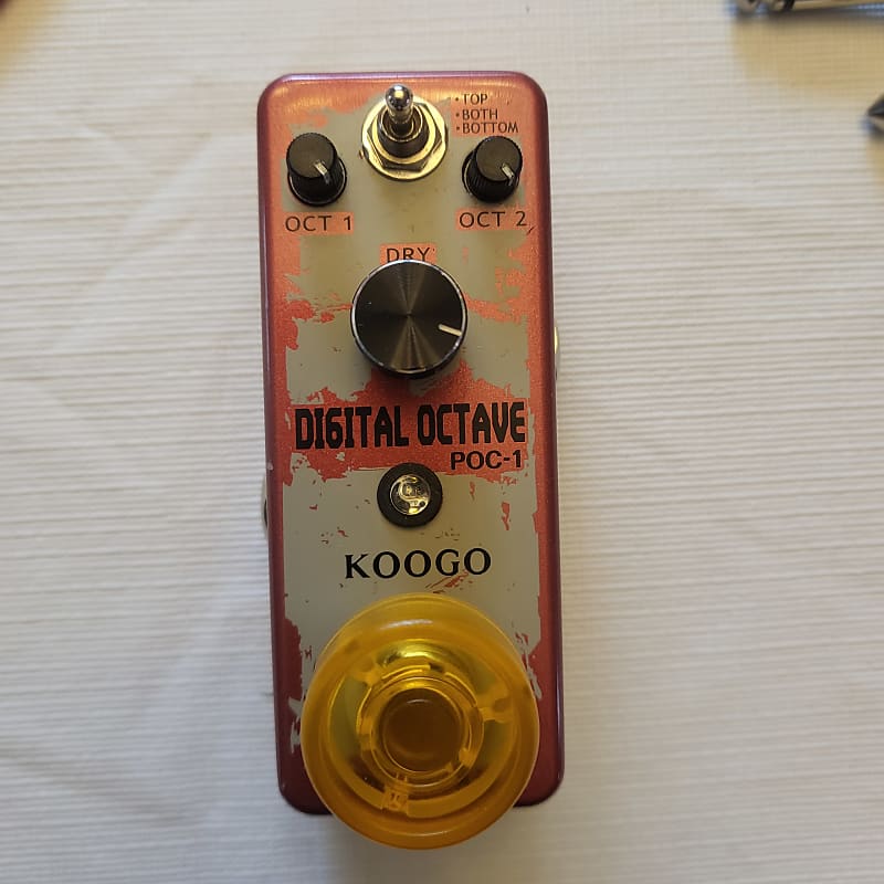 Koogo Octave Mini Pedal Digital Octave POC1 Reverb