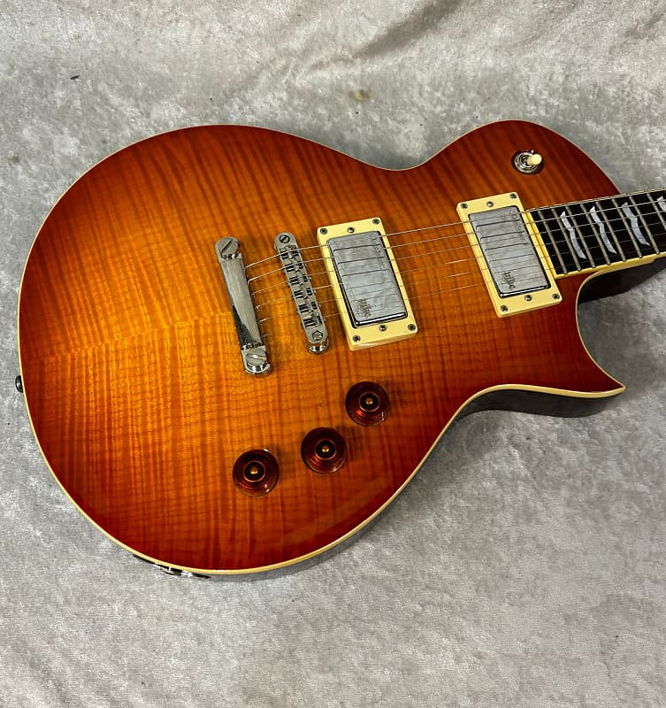 LTD Deluxe EC-1000T Eclipse electric guitar in sunburst | Reverb