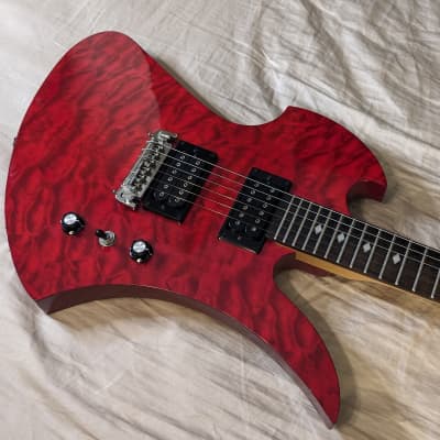 2001 B.C. Rich Mockingbird 360JE - Trans Red Quilt - DiMarzio