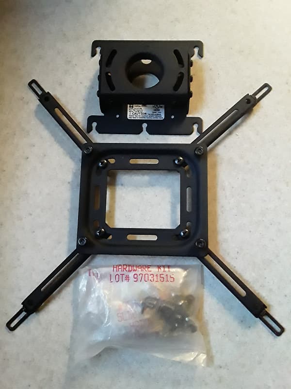 Industrial Grade Fully Adjustable Projector Mount + Mounting Hardware - Never Used - Can Hold 50lbs image 1