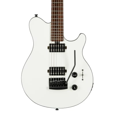 Sterling by Music Man Axis (AX3S), White with Black Binding image 3