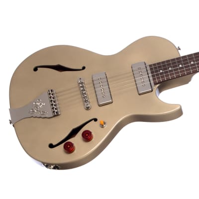 B&G Guitars Step Sister Crossroads - Cutaway / P90 - Champagne - SSCHPCP - Semi-Hollow Electric Guitar - NEW! image 3