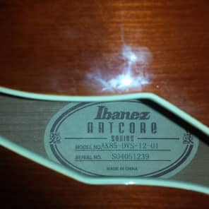 Ibanez Artcore AK-85 2005 Dark Violin Sunburst image 2